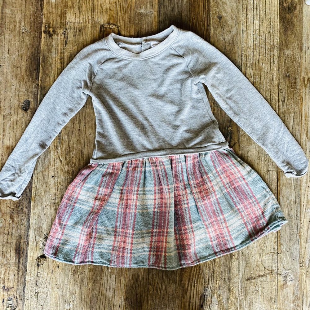Egg Brand Plaid Dress‎